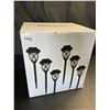 Image 1 : Lot of 1 Box of LED Solar-Powered Pathway Lawn/Garden Lights - 6 Pack - Brand New