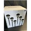 Image 1 : Lot of 1 Box of LED Solar-Powered Pathway Lawn/Garden Lights - 6 Pack - Brand New