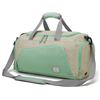 Image 1 : Lot of 1 Windtook 40L Gym Bag/Sports Duffel Travel Bag - 21 x 11 inch - Mint/Grey - Brand New!