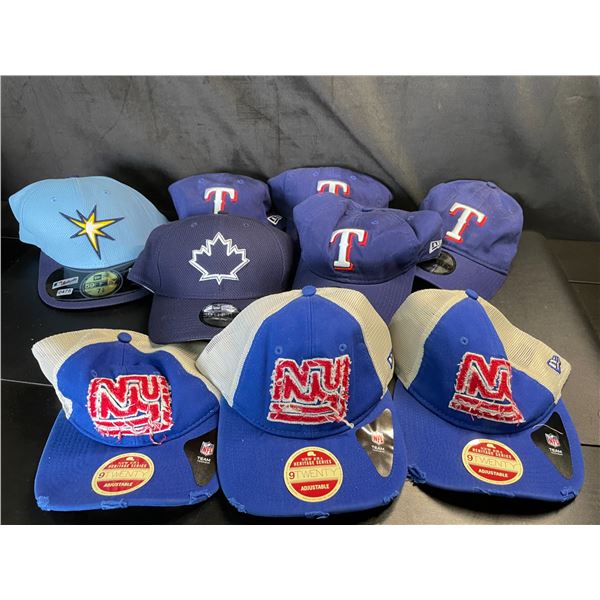 Lot of 9 Assorted Hats - Brand New