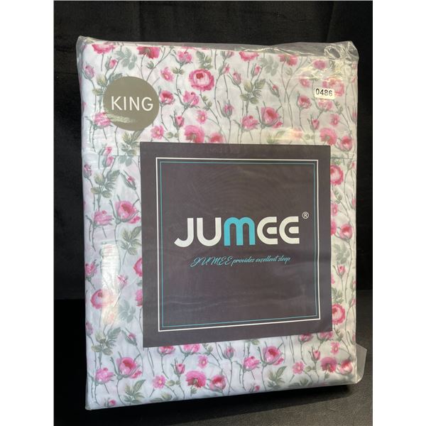 Lot of 1 Jumee Deep-Pocket 4PC King Size Sheet Set - Brand New