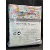 Image 2 : Lot of 1 Jumee Deep-Pocket 4PC King Size Sheet Set - Brand New