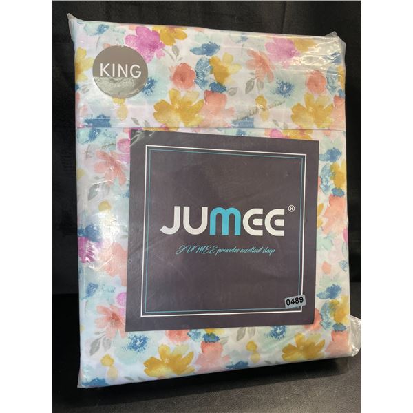 Lot of 1 Jumee Deep-Pocket 4PC King Size Sheet Set - Brand New