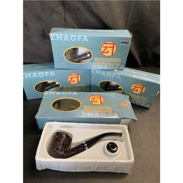 Lot of 4 Smoking Pipes - Brand New