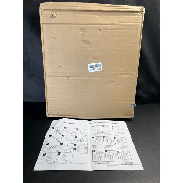 Lot of 1 Wooden 4-Tier Coffee Pod Holder - Brand New