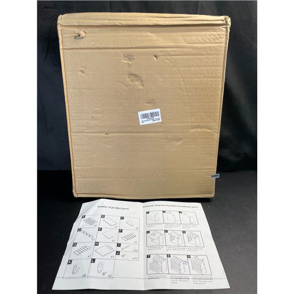 Lot of 1 Wooden 4-Tier Coffee Pod Holder - Brand New