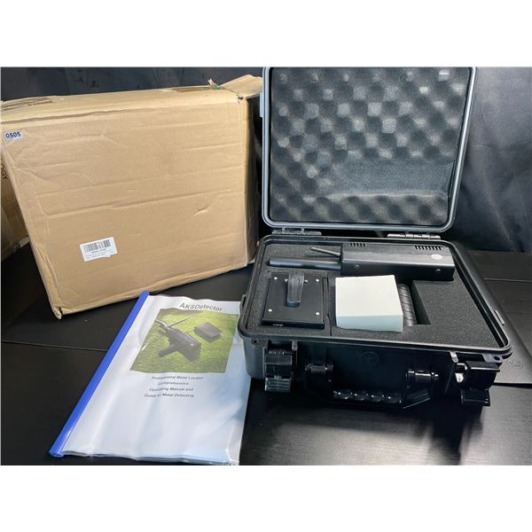 Lot of 1 AKS Professional Underground Metal Detector with Storage Case - 1000m Range - BRAND NEW!!