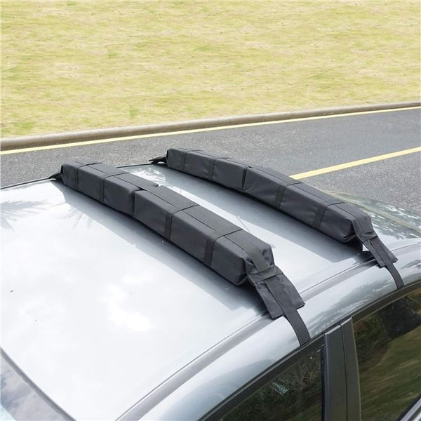 Lot of 1 Set of Universal Roof Rack Pads for Vehicles - Lightweight - Brand New!