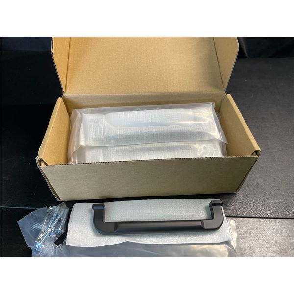 Lot of 1 Box of Amerdeco 10 Pack Matte Black Dresser/Drawer Pulls - Brand New