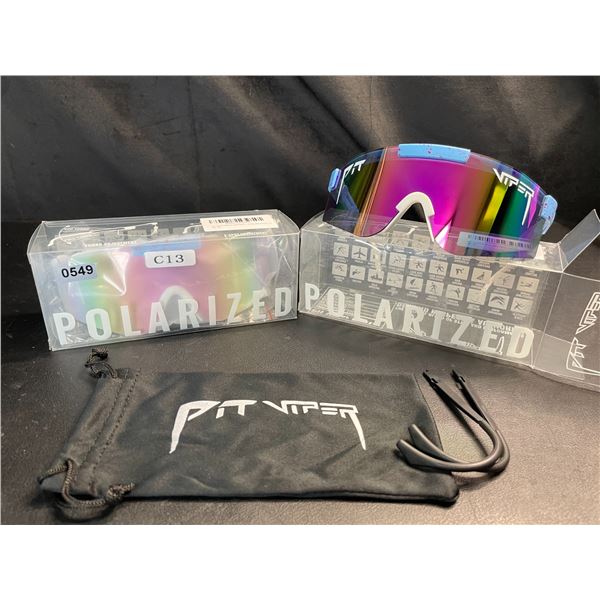 Lot of 2 Pit Viper Style Polarized Sunglasses - Brand New