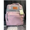 Image 1 : Lot of 1 KeaBabies Diaper Bag Backpack - Brand New! Pink/Grey