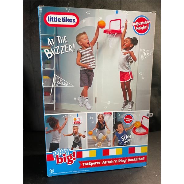 Lot of 1 Little Tikes Totsports Attach 'n Play Basketball Hoop Toy Set - Brand New!