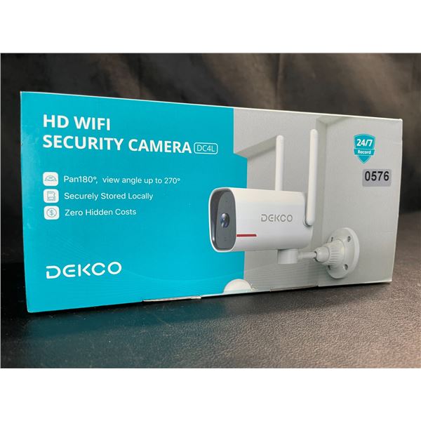 Lot of 1 Dekco HD WiFi Outdoor Security Camera - Brand New!