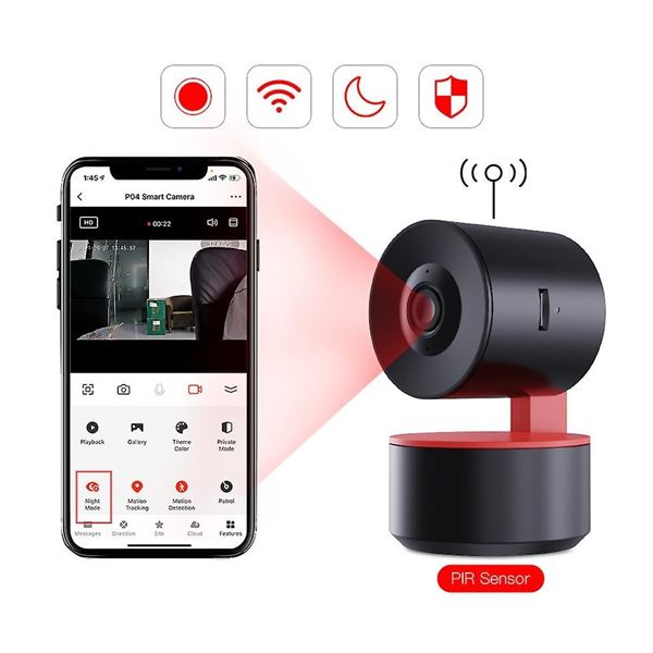 Lot of 1 Tuya Smart Home Wifi Indoor Security Camera - Brand New!