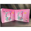 Image 1 : Lot of 2 Cat/Kitty Ear Style Wireless Headphones for Kids - Brand New! Pink/Blue