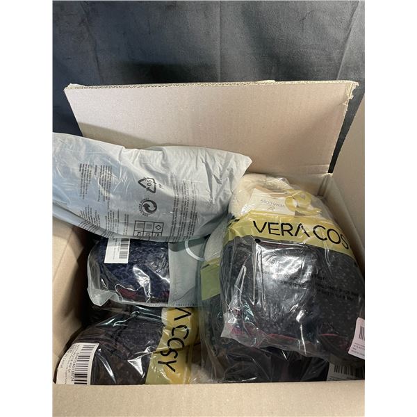 Lot of 1 Box Full of Assorted Slippers - Brand New! (15 x 12 inch Box Size)