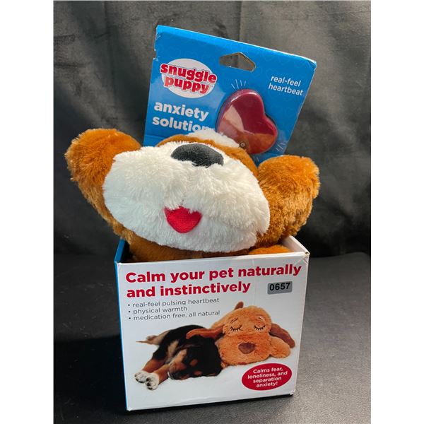 Lot of 1 Snuggle Puppy - Anxiety Solution Stuffy for Dogs w/ Real-Feel Heartbeat - Calms Pets