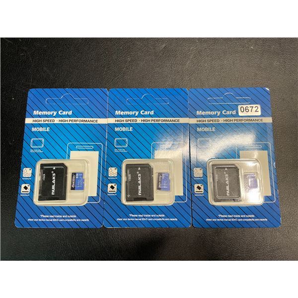 Lot of 3 High Speed Micro SD Memory Cards - 1TB Each - Brand New!