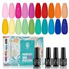 Image 1 : Lot of 1 Lanfo 23-Colour Perfect Gel Nail Polish Set - Brand New!
