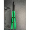 Image 2 : Lot of 1 Butterfly Knife - Green - Brand New