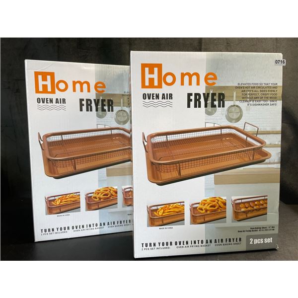 Lot of 2 Oven Air Fryer Baskets - Brand New! 2PCS Per Set/4 Baskets Total