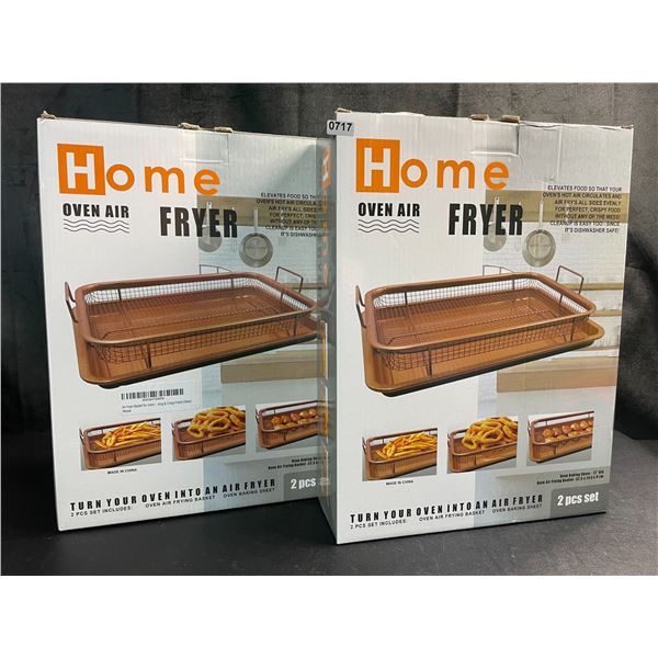 Lot of 2 Oven Air Fryer Baskets - Brand New! 2PCS Per Set/4 Baskets Total