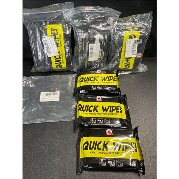 Lot of 4 Multi-Packs of Quick Wipes for Sneakers/Shoes - Brand New