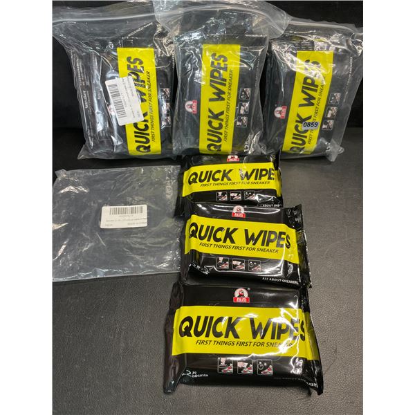 Lot of 4 Multi-Packs of Quick Wipes for Sneakers/Shoes - Brand New