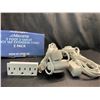 Image 2 : Lot of 1 Maxxima 9-Foot 3-Outlet Foot Tap Extension Cord - 2 Pack