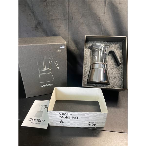 Lot of 1 Geesta Moka Pot - Brand New