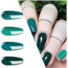 Image 3 : Lot of 2 Vishine Gel Nail Polish Sets - 4x 15ml Bottles - Green/Blue Colours - Brand New!