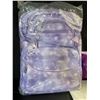 Image 3 : Lot of 2 Backpacks for Girls - Brand New - Galaxy Design & Purple Star - 15inch Size
