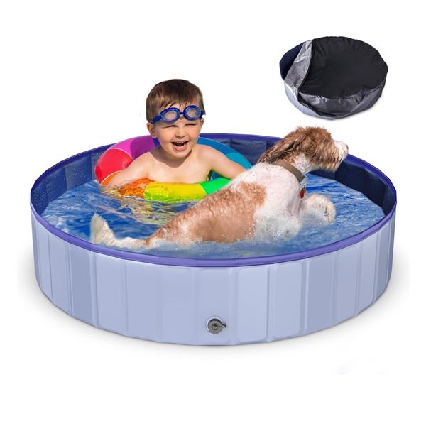 Lot of 1 Funyole Foldable Outdoor Pool for Kids,Pets ETC