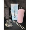 Image 2 : Lot of 1 HydroFest Large 2.5L Double Wall Insulated Sports Bottle - Lavender/Purple - Brand New!