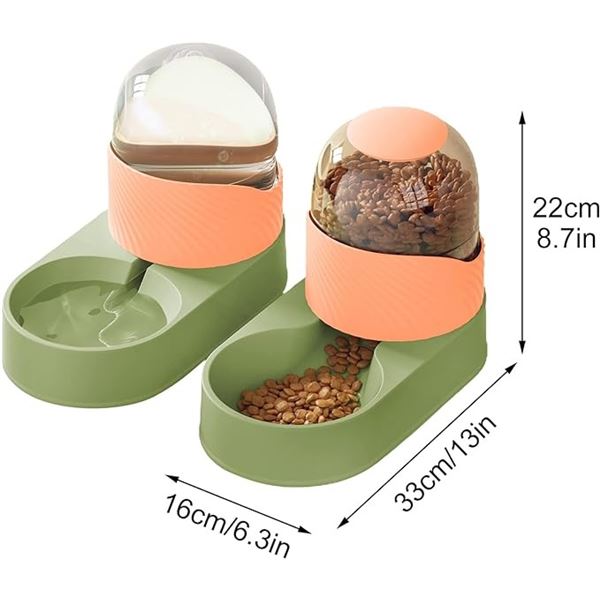 Lot of 2 Automatic Dog/Cat Feeders/Water Dispensers - Brand New