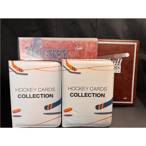 Lot of Assorted Hockey and Baseball Cards and Binders