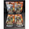 Image 1 : Lot of 4 Authentic Yu-Gi-Oh Booster Packs - Lightning Overdrive - Brand New!