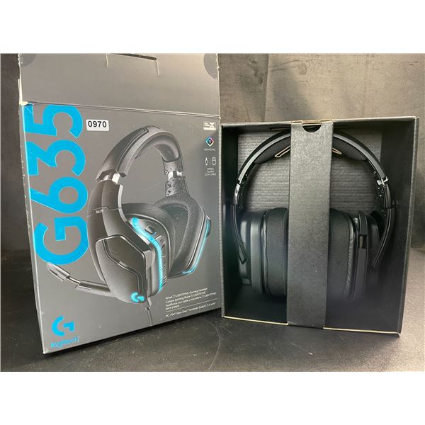 Lot of 1 Logitech G635 Lightsync Gaming Headset - For PC, Playstation, Xbox, Switch