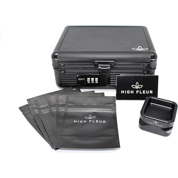 Lot of 1 High Fleur Stealth Box - Smell Proof Herb Stash Kit with Lock & Accessories - Brand New!