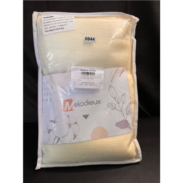 Lot of 1 Set of Beige/Off WHite Colour Blackout Curtains 52x96"