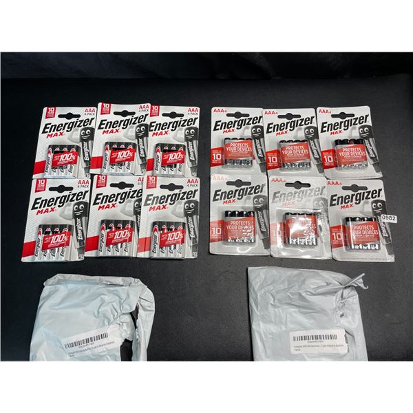 Lot of 12 Packs of Energizer MAX AAA 4-Pack Batteries - 48 AAA Batteries Total! Brand New!