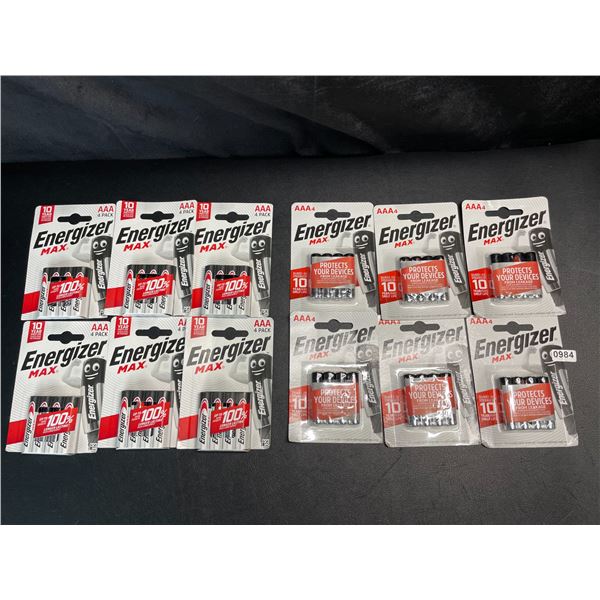 Lot of 12 Packs of Energizer MAX AAA 4-Pack Batteries - 48 AAA Batteries Total! Brand New!