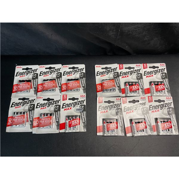 Lot of 12 Packs of Energizer MAX AAA 4-Pack Batteries - 48 AAA Batteries Total! Brand New!