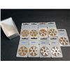 Image 1 : Lot of 9 Packs of PowerOne Hearing Aid Batteries - p312 - Brand New