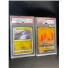 Image 1 : Lot of 2 PSA Graded Authentic Pokemon Trading Cards