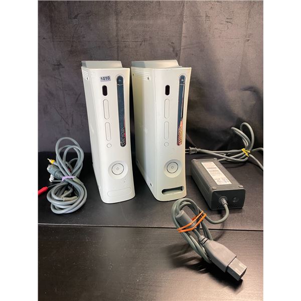 Lot of 2 Xbox 360 Consoles with Cords - Used