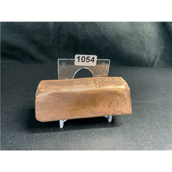 Lot of 1 Pure Copper Ingot - (Weight = 1.234lb/19.75oz)