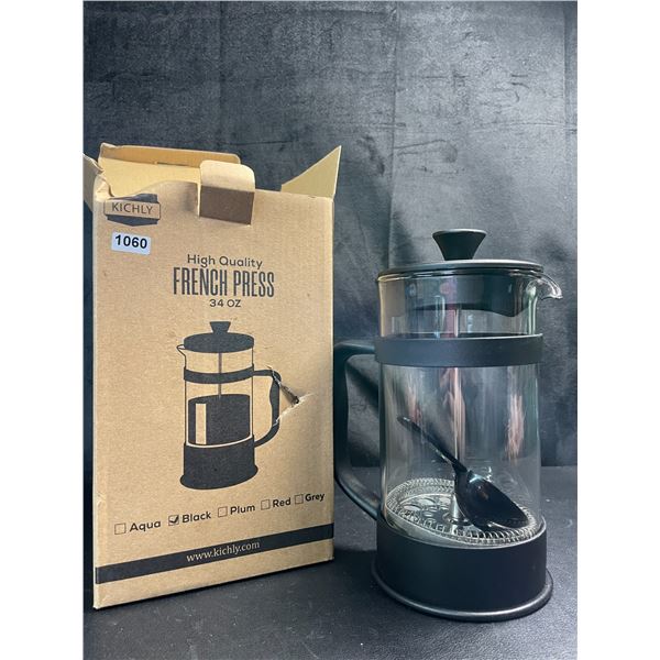 Lot of 1 Kichly High Quality French Press - 34oz - Brand New