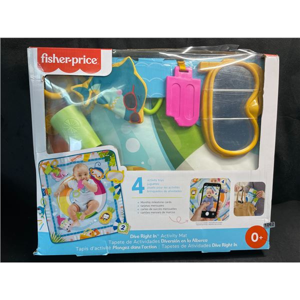 Lot of 1 Fisher Price Dive Right In Activity Mat for Babies 0+ - Brand New!