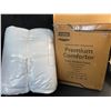 Image 1 : Lot of 1 Utopia Bedding Premium Quilted Down Alternative Comforter - King Size - White - Brand New